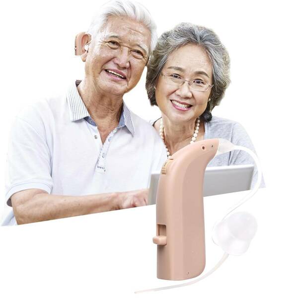 集音器 高齢者 充電式 耳掛け式 両耳兼用 音量調節 軽量 音声拡張器