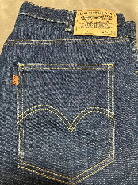 Levi's リーバイス 605 LVC W34 L34 BIGE オレンジタブ