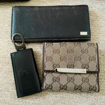 1円〜 COACH コーチ GUCCI グッチ YSL等 シグネチャー キャンバス レザー トートバッグ ハンドバッグ 財布 20点以上 まとめ ジャンク_画像2