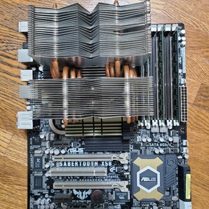 [動作品] ASUS SABERTOOTH X58　Core i7 980 CPU 付 RAM DDR3 8GB (2GB 4枚) 羅刹 クーラー LGA1366