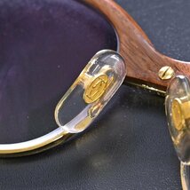 本物 超美品 カルティエ 極希少 プレシャスウッド マルメゾン ウッドフレーム 56□19 135 アイウェア 眼鏡 サングラス 保存箱付 Cartier_画像5