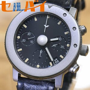  подлинный товар первоклассный товар Ventura Design высшее редкий Titanium V-matic Chronograph мужской часы мужской самозаводящиеся часы наручные часы оригинальный ремень хвост таблеток Vent u-la