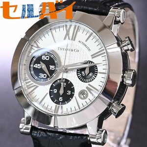  genuine article finest quality goods Tiffany new model Atlas jento chronograph men's watch for man self-winding watch wristwatch Panda face preservation box attaching TIFFANY&Co.