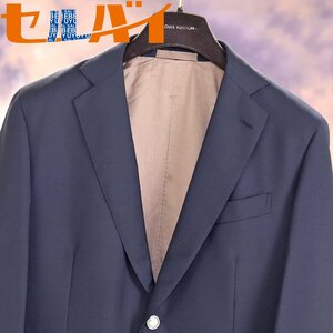 本物 極上品 ベルルッティ 極希少 メタルボタン 本切羽 襟裏レザー仕立て Trtona Classic fit ブレザージャケット メンズ50 国内正規品