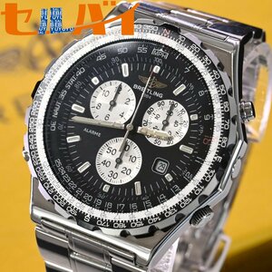  genuine article super-beauty goods Breitling operation goods jupita- Pilot chronograph men's watch for man wristwatch original SS breath box piece attaching BREITLING