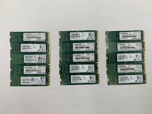 ★15枚セット★ SAMSUNG 128GB M.2 2280 B&M key SSD 動作確認済, 健康状態正常,フォーマット済/中古品