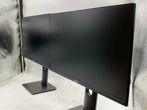*2 pcs. set * Dell 21.5 -inch wide liquid crystal monitor P2219H IPS panel 1920x1080 full HD HDMI screen rotation height adjustment display used 