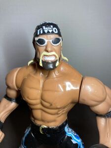 [ Professional Wrestling figure 1999WCW 1999 TOY BIS INC that time thing legs ..... both arm . on . - ]