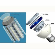 Samsung IP65防水　LED水銀灯（コーン型） 45W　5000LM　屋内・屋外・倉庫・ガソリンスタンド・体育館　E26　6000K（白色発光）_画像2