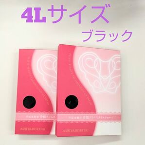 芦屋美整体スリムスタイルショーツ4Lサイズ★ブラック2枚セット