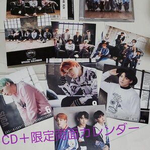 BTS レア　 RUN Loppi・HMV数量限定盤 CD＋ CDジャケットサイズ　オリジナル卓上両面カレンダー