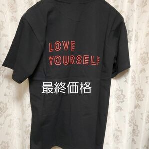 BTS 　公式　タグ付き　未使用　LOVE YOURSELF 　ポケットつき　Tシャツ　男女兼用　サイズ１　(女性Mサイズ相当)