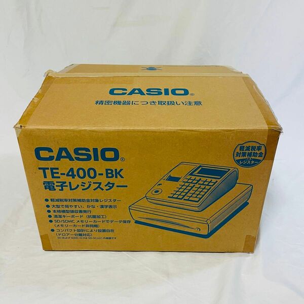 CASIO TE-400-BK カシオ レジスター ブラック 箱付き