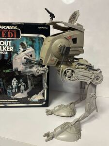 オールドケナー スター・ウォーズ ROTJ スカウトウォーカー 箱付 Kenner Star Wars ROTJ SCOUT WALKER vehicle w/BOX 