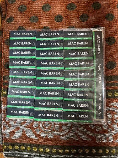 マックバレン 巻紙 シガレットペーパー MAC BAREN 手巻き煙草用 巻き紙 ペーパー50枚入ｘ30箱 1500枚