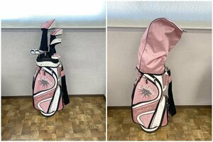 ◇中古品◇Callaway レディース向け　ゴルフクラブ　8本セット　キャディバッグ付き（30724050106500AK）