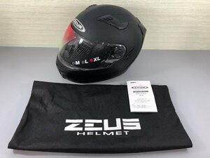 ＜ジャンク品＞ナンカイ ZEUS フルフェイス ヘルメット マットブラック NAZ-105 2018年製造（31724041405778SM）