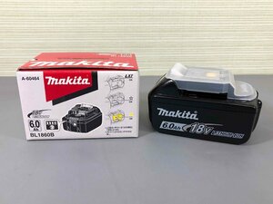 ▽未使用品▽ マキタ バッテリ BL1860B 18V/6.0Ah (12224050907032NM)