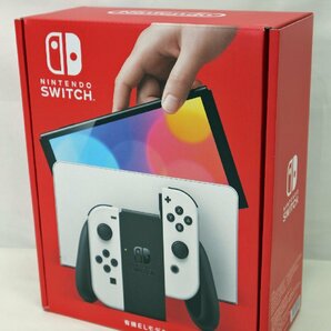 ☆未使用品☆ Nintendo ニンテンドースイッチ Nintendo Switch 有機ELモデル HEG-S-KAAAA Joy-Con(L)/(R) ホワイト （11124042306120MI）の画像1