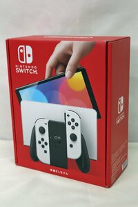 ☆未使用品☆ Nintendo ニンテンドースイッチ Nintendo Switch 有機ELモデル HEG-S-KAAAA　Joy-Con(L)/(R) ホワイト （11124042306121MI）