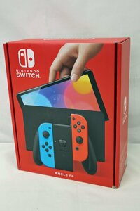 ☆未使用品☆ Nintendo ニンテンドースイッチ 有機ELモデル HEG-S-KABAA Joy-Con(L) ネオンブルー/(R) ネオンレッド （11124043006394MI）