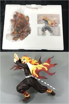 ＜中古品＞ベルファイン　フィギュア　鬼滅の刃 煉獄 杏寿郎 DX Ver. 1/8スケール BF117 PVC製 塗装済み （10324050306544SM）_画像2