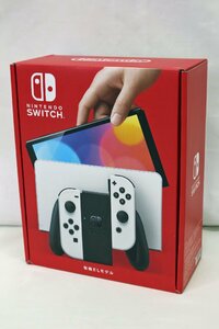 ☆未使用品☆ Nintendo ニンテンドースイッチ Nintendo Switch 有機ELモデル HEG-S-KAAAA　Joy-Con(L)/(R) ホワイト （11124042306126MI）