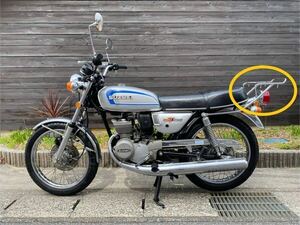 ** Suzuki GT125 1974 year rare initial model for Suzuki original rear carrier only / search (GT100 GT185 GT380 GT750 end .) mania. person .**25