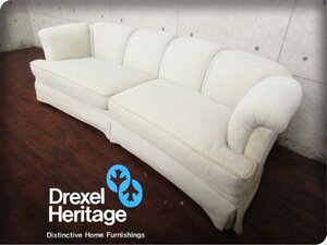 ■美品■Drexel Heritage/ドレクセルヘリテイジ/USA最高級/Upholstery/アップホルスタリー/エレガント/3人掛けソファ/127万/ft9009k