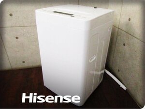 ■展示品■未使用品/Hisense/ハイセンス/全自動電気洗濯機/標準脱水容量5.5kg/標準洗濯容量5.5kg/シャワー水流/2024年製/HW-K55E/kdnn2384m