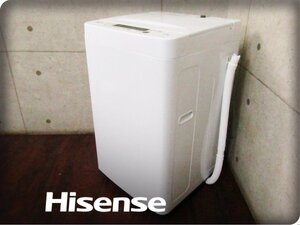 ■展示品■未使用品/Hisense/ハイセンス/全自動電気洗濯機/標準脱水容量5.5kg/標準洗濯容量5.5kg/シャワー水流/2024年製/HW-K55E/kdnn2366m