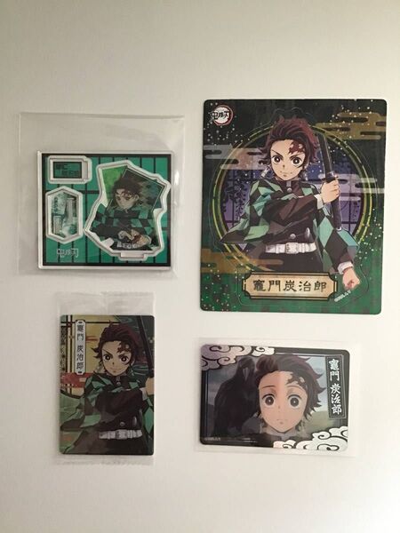 鬼滅の刃 竈門炭治郎 アクリルフィギュア マグネット ウエハースカード