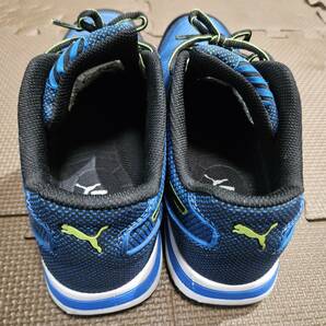 プーマ 安全靴 セーフティースニーカー Blaze Knit Low ブレイズ・ニット・ロー 64.236.0 ブルー(青) 27.0cmの画像2