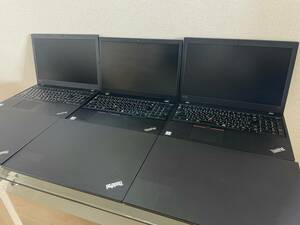 1円〜★Lenovo ThinkPad【L15 Gen1/L590】ノートパソコン6台セット※ジャンク品