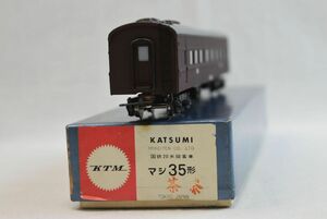 T65046 カツミ模型店 KTM 国鉄20米級客車 マシ35形 茶