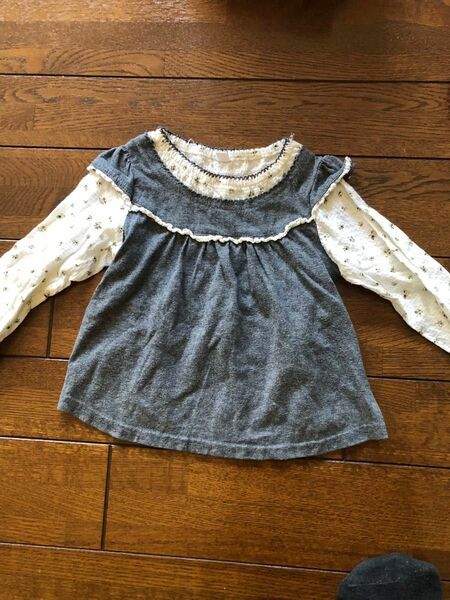 90 トップス 子供服 長袖 キッズ 女の子 Tシャツ