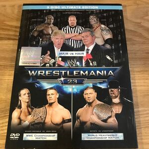 DVD WWE レッスルマニア(23) 世界レスリングエンターテイメント　アンダーテイカー　バティスタ　