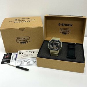 CASIO カシオ G-SHOCK Gショック DW-5610SUS 3229 迷彩 カーキ系 替えクロスベルト付 海外モデル デジタル メンズ QZ腕時計 箱 稼働 美品