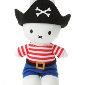 海の日【ミッフィーぬいぐるみ】海賊Miffy Pirate船乗り/オランダ/中24cm/ディック・ブルーナ sea manチョイ悪