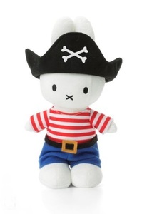 海の日【ミッフィーぬいぐるみ】海賊Miffy Pirate船乗り/オランダ/中24cm/ディック・ブルーナ sea manチョイ悪