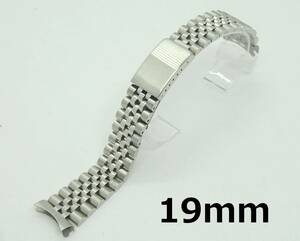  clock belt 19mm silver jubi Lee bow can stainless steel 