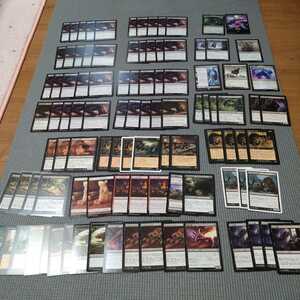 MTG ネズミの群棲４０枚セット ネズミデッキ カルモニクス 鼠の守護神 脂牙 レアカード セット 　引退まとめ売り 検索用執拗なネズミ