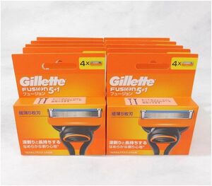 【未開封】 Gillette ジレット フュージョン 5+1 替刃4コ入り×10 替刃40個セット