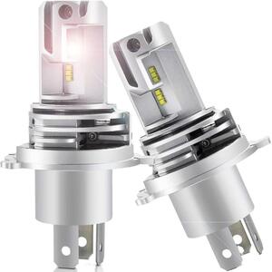 H4 LED ヘッドライト 高輝度 白 12000LM IP65防水等級 ロービーム ハイビーム Hi/Lo ホワイト 12V 24V 2個