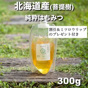 ◇割引＆プレゼント◇ 国産 はちみつ ◇北海道 菩提樹◇ 300g 生蜂蜜/国産蜂蜜