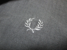 【フレッドペリー】 ボタンダウン　長袖シャンブレーシャツ　グレー　サイズM　胸ローレルリース　FRED PERRY　ヒットユニオン_画像5