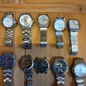 ジャンク品 SEIKO、CASIO、CITIZEN腕時計20本セット まとめ売りの画像2