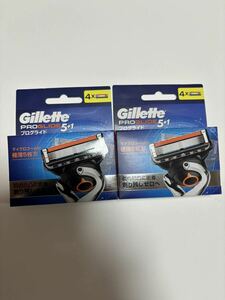 新品未開封 Gillette PROGLIDE 4個入り2箱 替刃 ジレット プログライド 