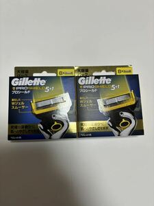  new goods unopened Gillette PROSHIELD high capacity pack 8 piece entering 2 box ji let Pro shield razor 