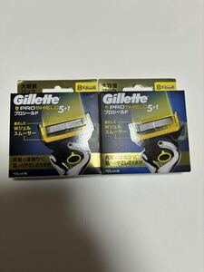  new goods unopened Gillette PROSHIELD high capacity pack 8 piece entering 2 box ji let Pro shield razor 02